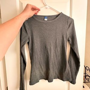Ribbed long sleeve top never worn tag on old navy
